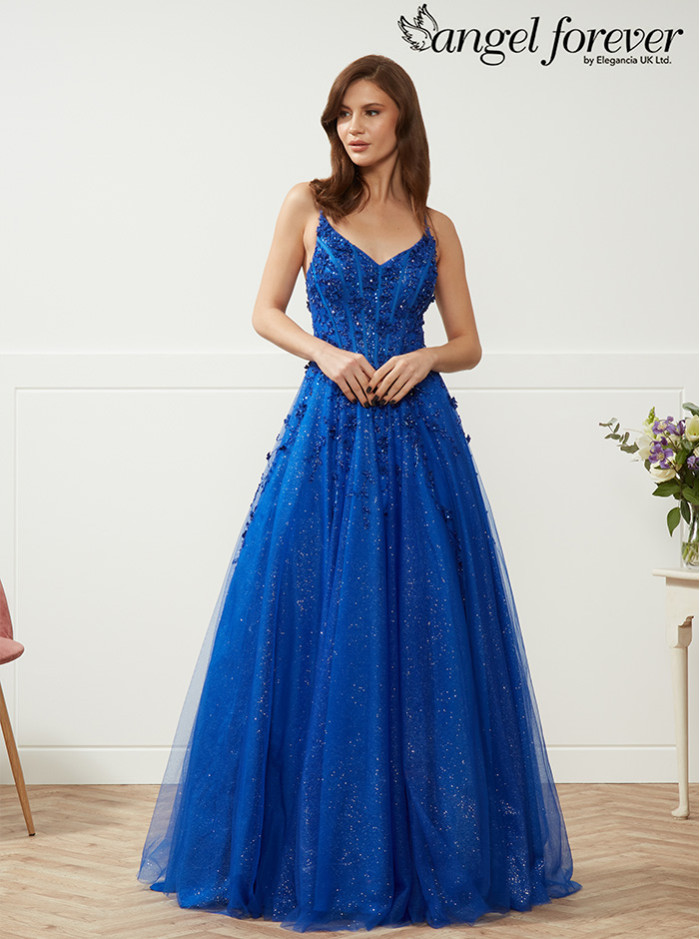 AF4332 Dress - Royal (Angel Forever)